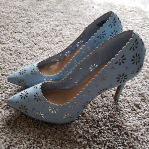 Blue heels